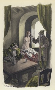 Illustration til Voltaires Candide